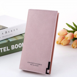 Long leather wallet with zipperWallets