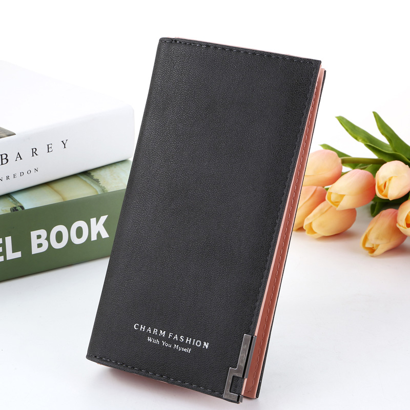 Long leather wallet with zipperWallets