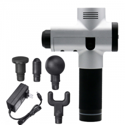 Tissue massage gun - muscle pain management after training exercisingMassage