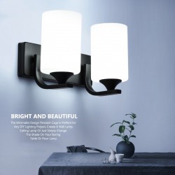 E27 LED base - wall lamp with single and double headE27