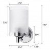 AC85-265V E27 Led modern glass wall lamp lightWall lights