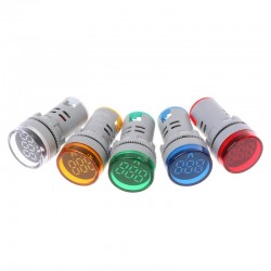 60-500V AC 22mm LED digital display - gauge voltage meter indicatorTools