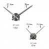 3D decorative wall quartz clock with roman numbersClocks