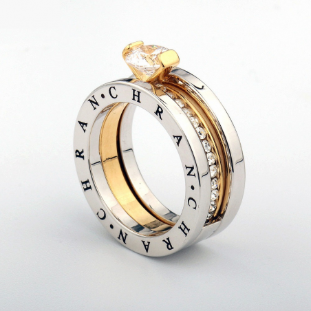 Elegant ring with Austrian crystalRings