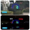 GEYIREN E350 OBD2 II HUD 5.8 Inch screen - overspeed alarm & fuel consumption - car displayDiagnosis