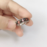 Crystal red retro gothic skull ringRings