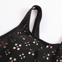 Hollow out one piece swimsuitBeachwear