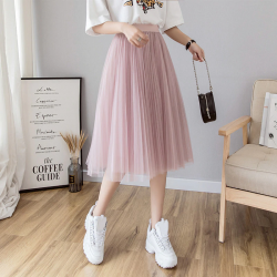 Fashion midi pleated skirtDresses