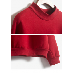 Warm velvet sweatshirt with long sleeveHoodies & Jumpers