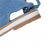 Denim cross lace up - knee high - gladiator shoesSandals