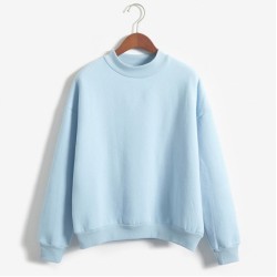 Warm velvet sweatshirt with long sleeveHoodies & Jumpers