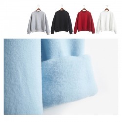 Warm velvet sweatshirt with long sleeveHoodies & Jumpers