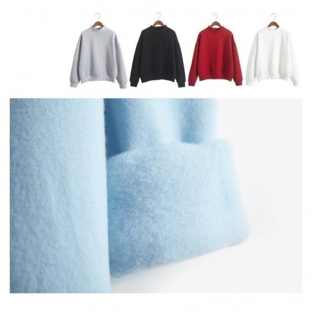 Warm velvet sweatshirt with long sleeveHoodies & Jumpers
