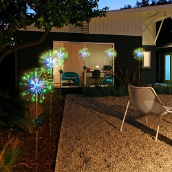 LED dandelion lights - 120 LEDS - solar poweredSolar lighting