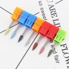 Silicone bullet head nail drill for manicure & pedicureNail drills