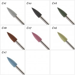 Silicone bullet head nail drill for manicure & pedicureNail drills