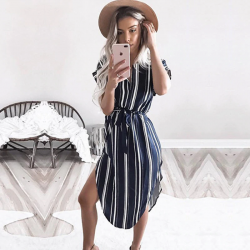 Elegant striped dressDresses