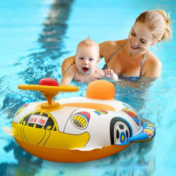 Inflatable swimming pool car - baby seatSwimming