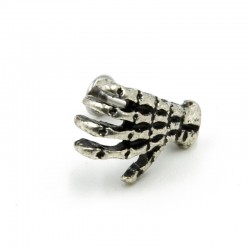 Body piercing with skull handEarrings