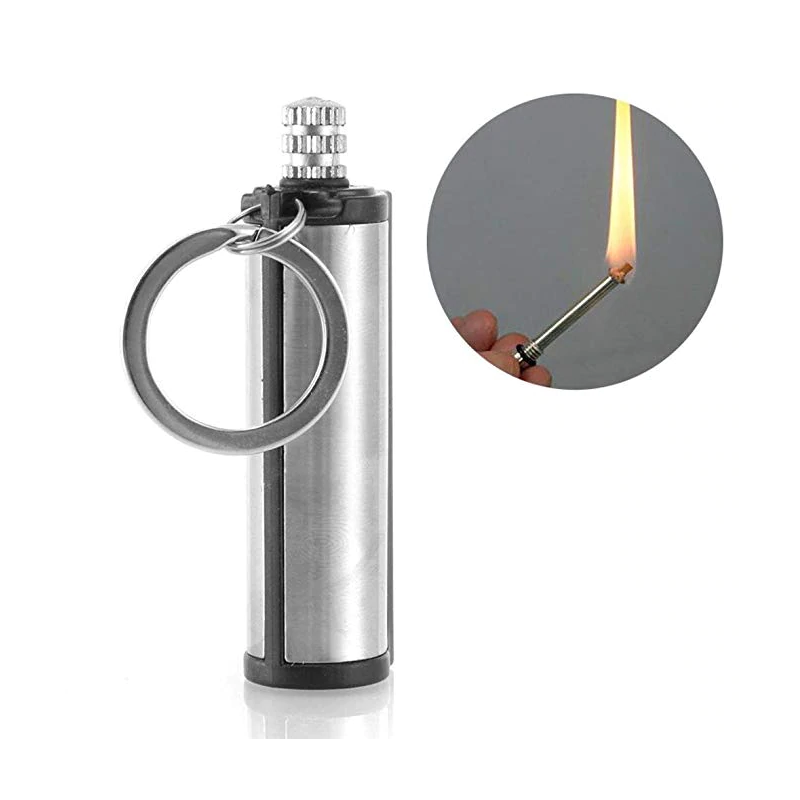 Metal flint match lighter - camping - emergency fire starter - 1500 timesSurvival tools