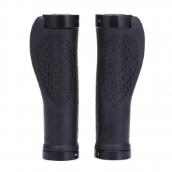 Anti-skid rubber - handlebar grips - for MTB bike - lock-on ends - 2 piecesBicycle