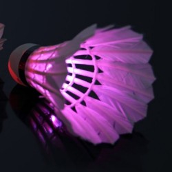 Badminton shuttlecock with LED - for nightBadminton
