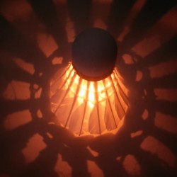 Badminton shuttlecock with LED - for nightBadminton