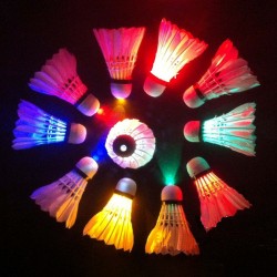 Badminton shuttlecock with LED - for nightBadminton