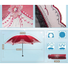 Rain umbrella with lace - UV protectionOutdoor & Camping