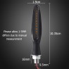 12 LED - motorcycle turn signal lights - indicators for Kawasaki & Harley 2 pcsTurning lights