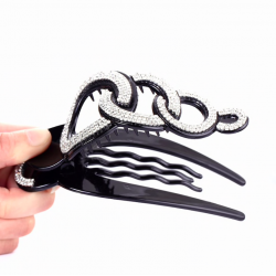 Elegant hair pin with crystalsHair clips