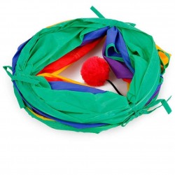Colorful tunnel for pets - collapsible tubeToys