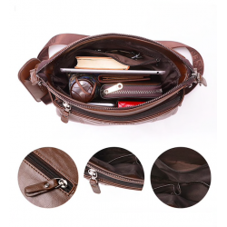 Fashionable leather crossbody & shoulder bag with wallet*Bags