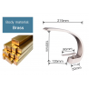 Brass basin faucet - hot & cold waterKitchen faucets
