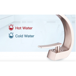 Brass basin faucet - hot & cold waterKitchen faucets