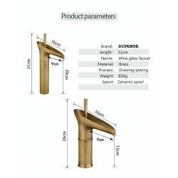 Modern bathroom water faucetFaucets