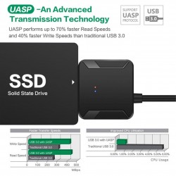 USB 3.0 to SATA converter adapterCables