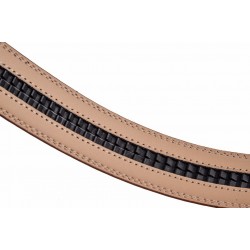 Genuine leather belt with automatic buckleBelts