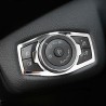 Stainless steel headlight switch cover for Ford Focus 3 MK3/4 Kuga Escape Explorer Mondeo MustangStyling parts