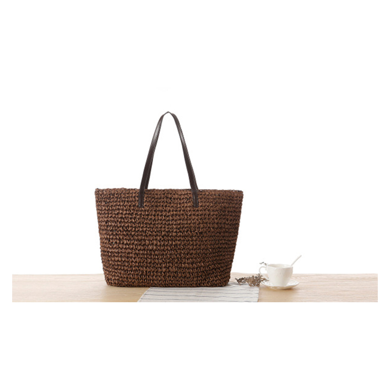 Large beach bag made from strawHandbags