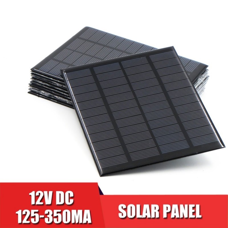 Solar panel 12V - mini batteryBattery & Chargers