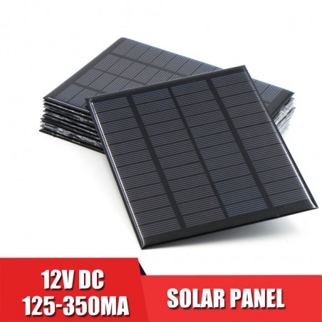 Solar panel 12V - mini batteryBattery & Chargers