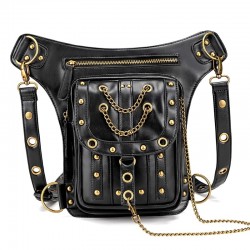Multifunction waist & leg & shoulder steampunk bag - waterproof - unisexBags