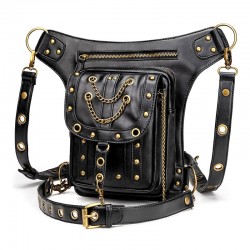 Multifunction waist & leg & shoulder steampunk bag - waterproof - unisexBags
