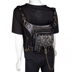 Multifunction waist & leg & shoulder steampunk bag - waterproof - unisexBags