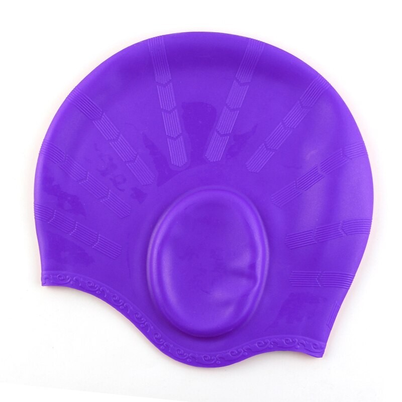 Silicone swimming cap - long hair & ears protectionSwimming