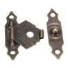 Antique hasp latch - decorative furniture protector - 12 piecesFurniture