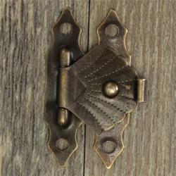 Antique hasp latch - decorative furniture protector - 12 piecesFurniture