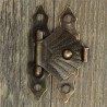 Antique hasp latch - decorative furniture protector - 12 piecesFurniture