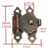 Antique hasp latch - decorative furniture protector - 12 piecesFurniture
